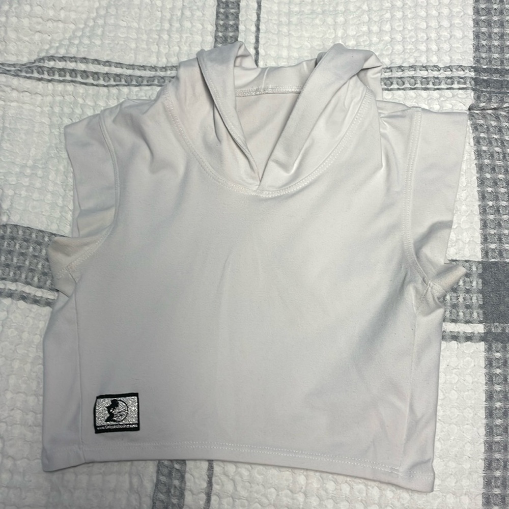 Crop hoddie great for the gym